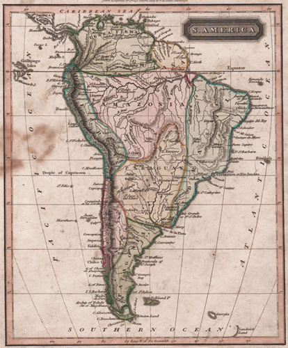 Ewing South America map 1817